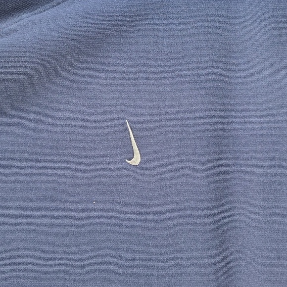 Y2K Vintage Nike Navy Crewneck Pullover Sweatshirt Size XL - Picture 5 of 11